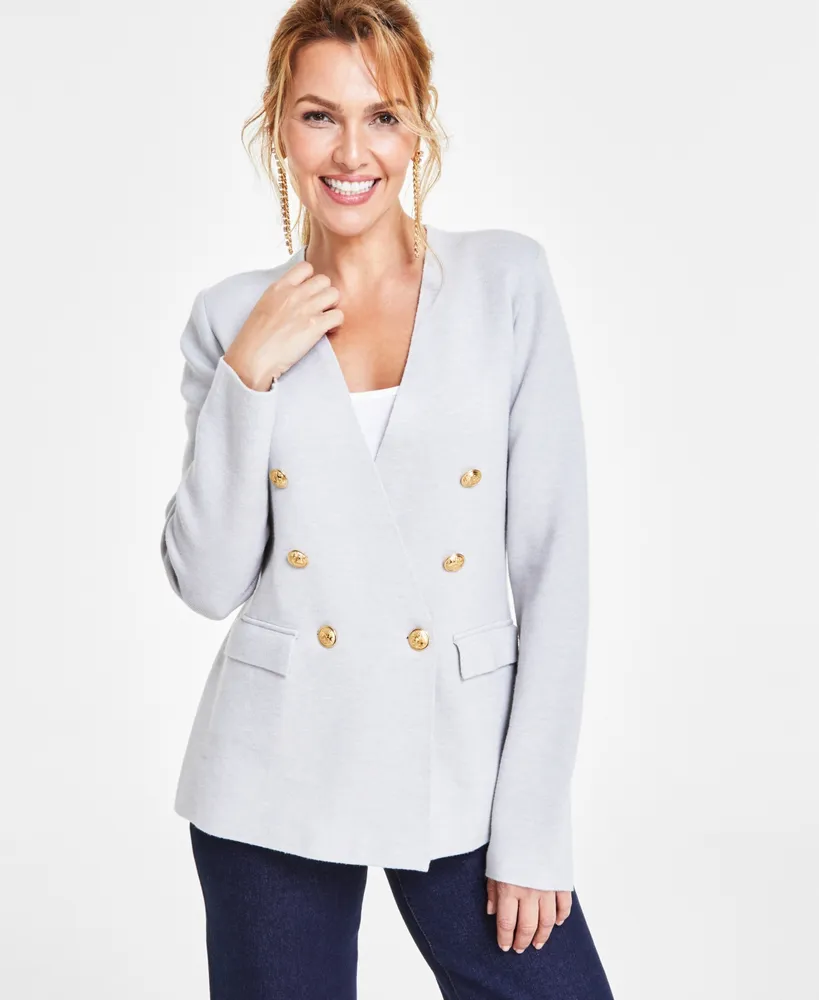 I.n.c. International Concepts Women's Sweater Blazer, Created for Macy's