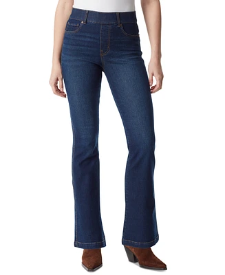 Gloria Vanderbilt Women's Shape Effect Pull-On Flared-Leg Jeans