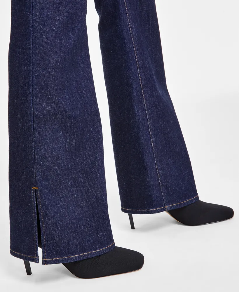I.n.c. International Concepts Women's High-Rise Flare Jeans, Created for Macy's