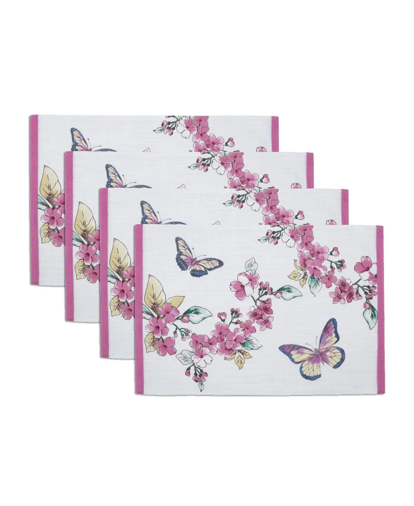 Lenox Butterfly Meadow Floral 4 Piece Place Mat