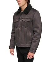 Levi's Men's Relaxed-Fit Faux-Shearling Trucker Jacket