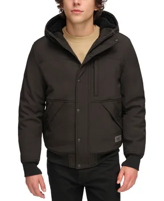Levi's Men's Soft Shell Sherpa Lined Hooded Jacket