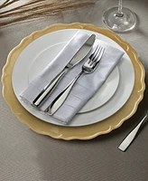 American Atelier Regency Charger Plate 12 Piece Dinnerware Set, Service for