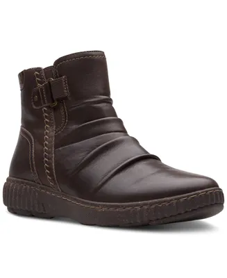 Clarks Women's Caroline Orchid Ruched Booties