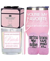 Meant2tobe Birthday Gifts for Female Friends, Women's Best Friend Tumbler, Humorous Friendship Gift Sets, Christmas and Bff Birthday Presents, Stylish