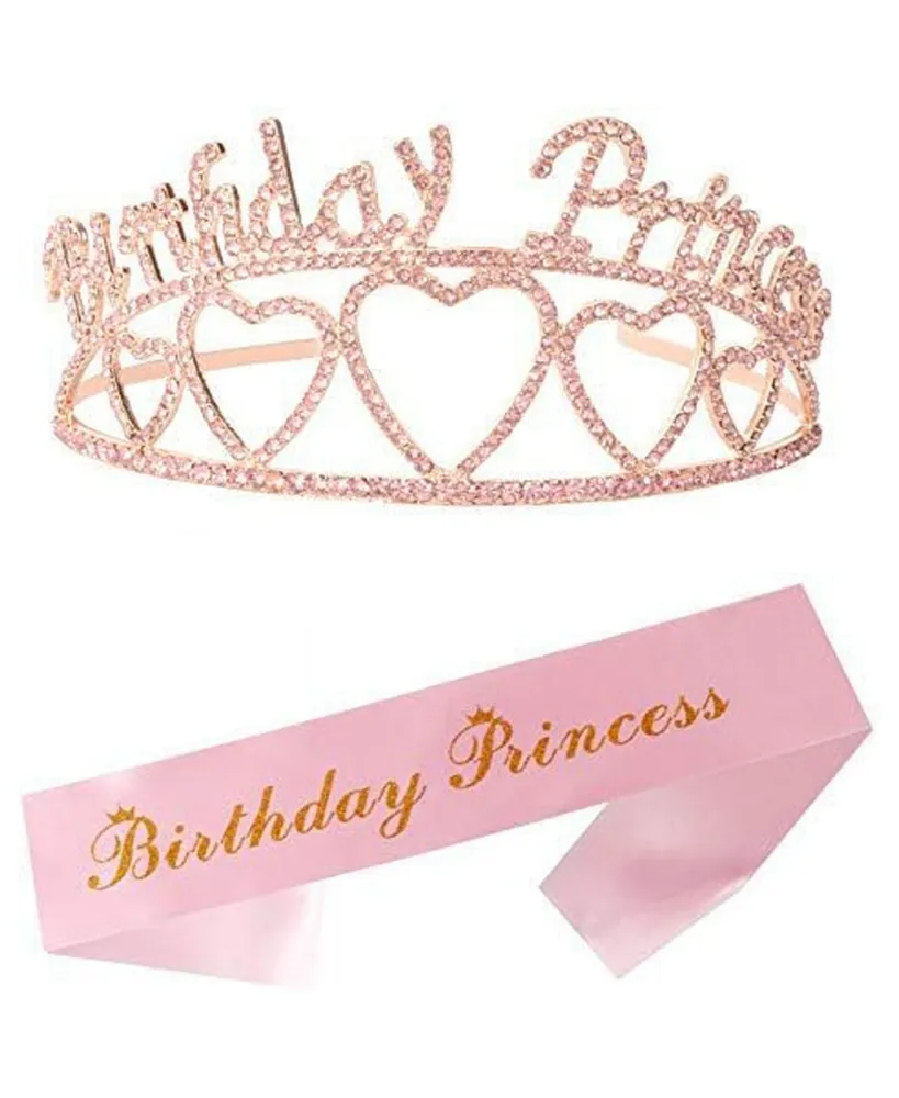 Meant2tobe Birthday Sash and Tiara for Girls