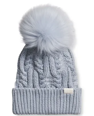 The North Face Women's Oh Mega Cable Knit Pom Pom Beanie
