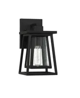 Savoy House Denver -Light Outdoor Wall Lantern in Matte Black