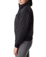 Bass Outdoor Women's Quilted-Trim Zip Bomber Jacket