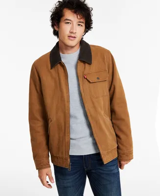 Levi's Men's Cotton Canvas Zip-Front Utility Jacket