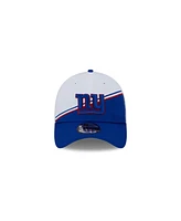Men's New Era White, Royal York Giants 2023 Nfl Sideline 39THIRTY Flex Hat