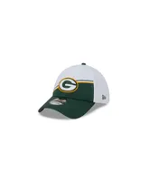 Men's New Era White, Green Bay Packers 2023 Nfl Sideline 39THIRTY Flex Hat