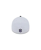 Men's New Era White, Black Baltimore Ravens 2023 Sideline 39THIRTY Flex Hat