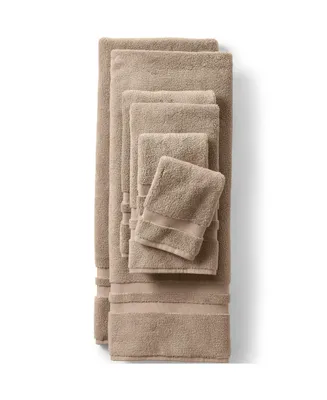 Lands' End School Uniform Essential Cotton 6-Piece Bath Towel Set