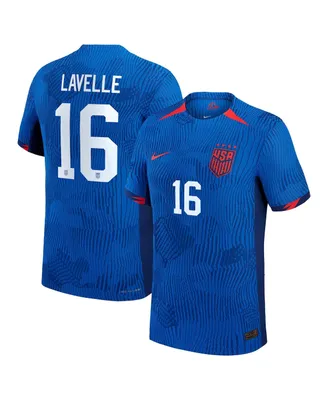 Men's Nike Rose Lavelle Royal Uswnt 2023 Away Authentic Jersey