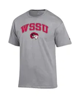 Men's Champion Gray Winston-Salem State Rams Arch Over Logo T-shirt