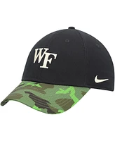 Men's Nike Black, Camo Wake Forest Demon Deacons Veterans Day 2Tone Legacy91 Adjustable Hat