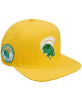 Men's Pro Standard Gold Norfolk State Spartans Evergreen Mascot Snapback Hat