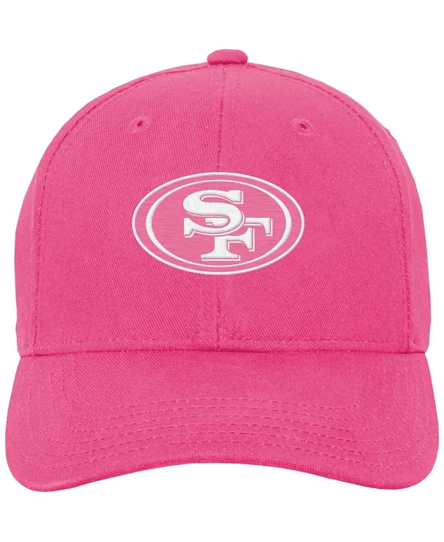 San Francisco 49ers Girls Youth Adjustable Hat - Pink