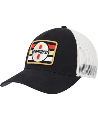 Men's American Needle Black Camaro Twill Valin Patch Snapback Hat