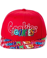 Men's Cookies Clothing Red On The Block Snapback Hat