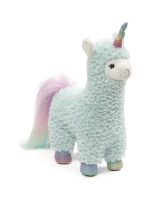 Gund Cotton Candy Llamacorn Plush Toy, Unicorn Stuffed Animal, 11" - Multi