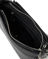 Urban Originals A Little Crazy Croc-effect Faux Leather Crossbody Bag