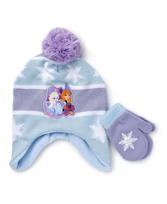 Frozen Toddler Girls Frozen Hat and Mitten Set, 2 Piece