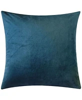 Edie@Home Snowflakes Velvet Foil Print Holiday Decorative Pillow, 18" x