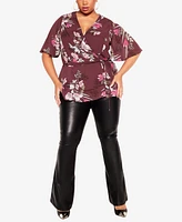City Chic Women's Angelina Top