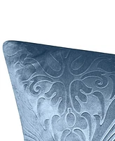 Edie@Home Embossed Velvet Decorative Pillow, 20" x