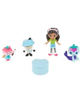 Gabby's Dollhouse Dreamworks, Campfire Gift Pack with Gabby Girl, Pandy Paws, Baby Box Mercat Toy Figures - Multi