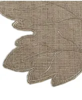 Elrene Metallic Leaf Die Cut Placemat