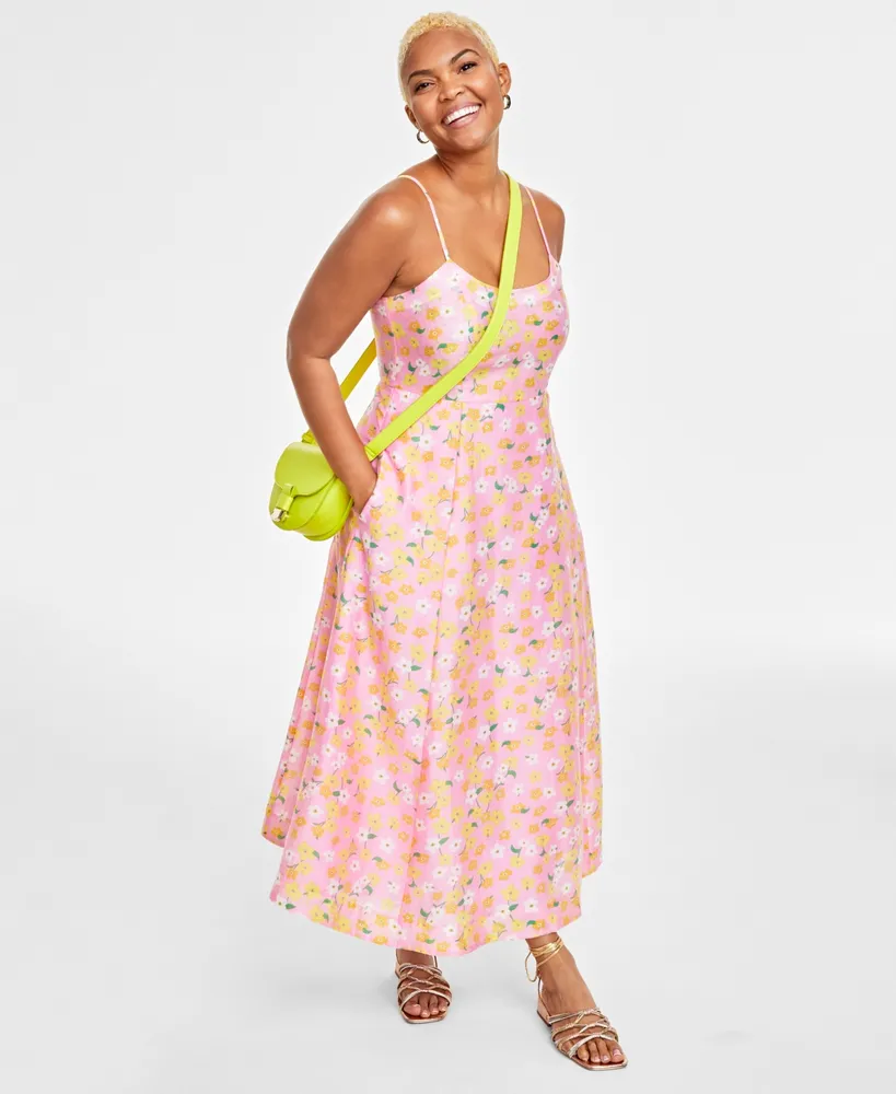 On 34th Women's Scoop-Neck Sleeveless Maxi Dress, Created for Macy's