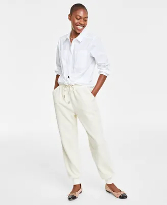 On 34th Women's Sherpa Jogger Pants, Created for Macy's
