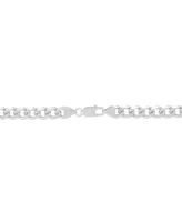 Men's Curb Chain Necklace in Sterling Silver