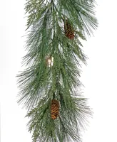 National Tree Company 6' Hgtv Home Collection Pre-Lit Tie Cedar Garland