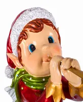 National Tree Company 37' Horn Blowing Pixie Elf with Lights