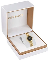 Versace Women's Swiss Greca Goddess Gold Ion Plated Stainless Steel Cut-Out Bracelet Watch 28mm