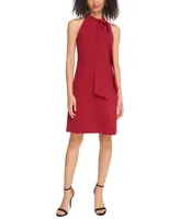 Vince Camuto Bow-Neck Halter Dress