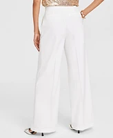 I.n.c. International Concepts Women's High-Rise Button Trousers, Created for Macy's