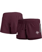 Women's adidas Maroon Texas A&M Aggies 2023 Sideline Aeroready Shorts