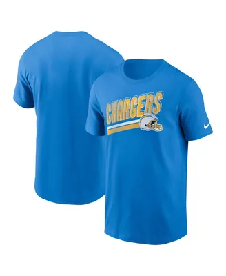 Men's Nike Powder Blue Los Angeles Chargers Essential Blitz Lockup T-shirt