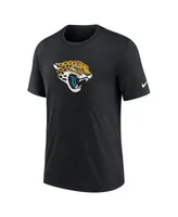 Men's Nike Black Jacksonville Jaguars Rewind Logo Tri-Blend T-shirt