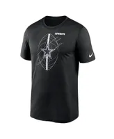 Men's Nike Black Dallas Cowboys Legend Icon Performance T-shirt