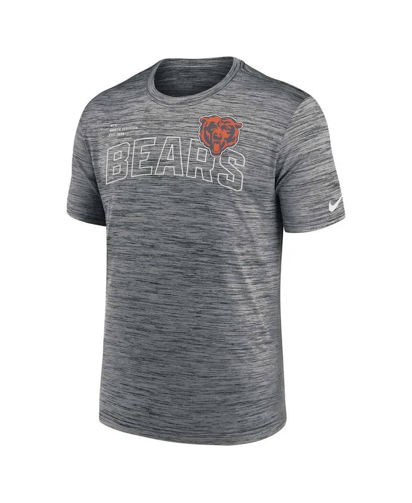 Men's Nike Anthracite Chicago Bears Big and Tall Velocity Performance T-shirt