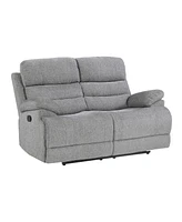 White Label Cruz 62" Double Reclining Loveseat