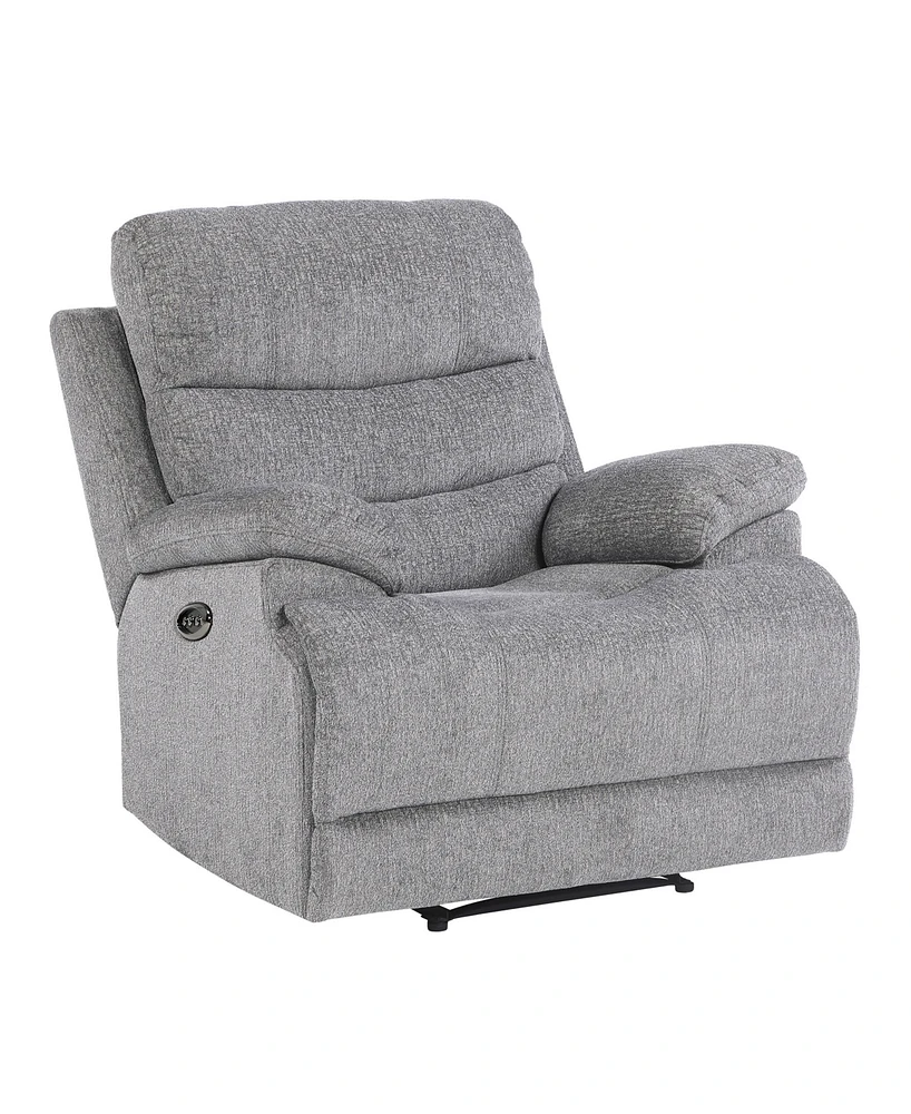 White Label Cruz 38" Power Reclining Chair with Power Headrest and Usb Port