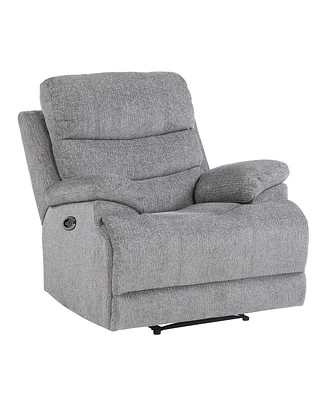 White Label Cruz 38" Power Reclining Chair with Power Headrest and Usb Port