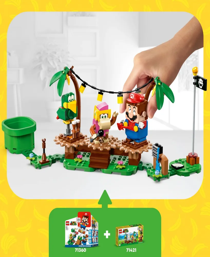 Lego Super Mario 71421nDixie Kong's Jungle Jam Expansion Toy Building Set with Dixie Kong & Squawks Minifigures